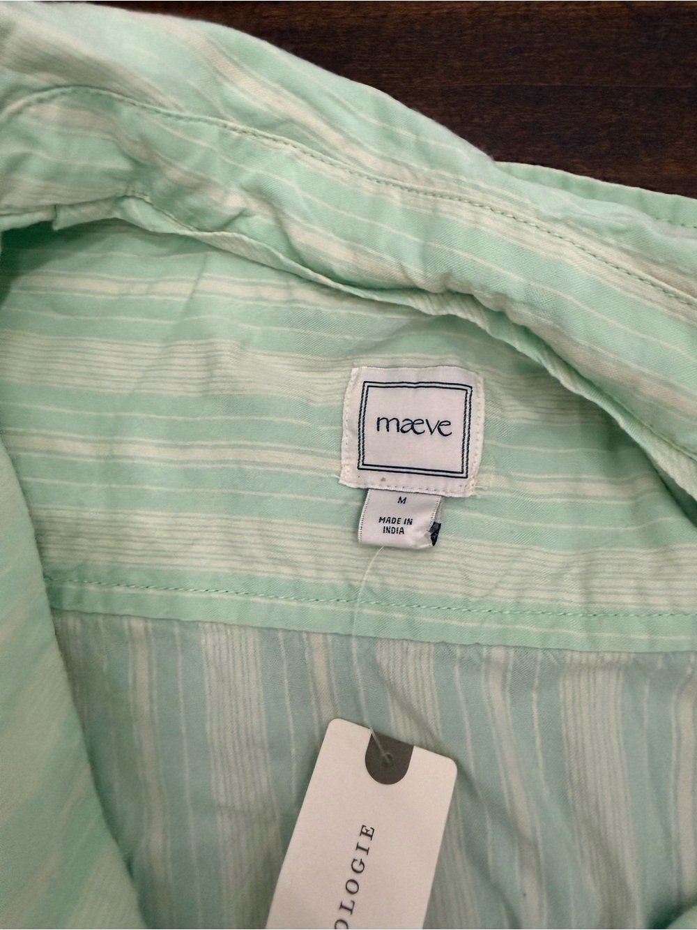 Anthropologie Maeve short-sleeve swing top featuring a relaxed fit - Picture 5 of 9